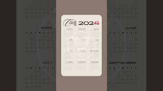 2024 Calendar  Download Free [upl. by Hebe]