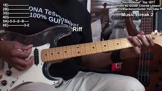 ROUNDABOUT Yes Guitar Chords amp Strumming Lesson Video 2 TABS EricBlackmonGuitar [upl. by Gipson]