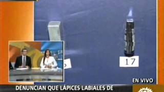 ASPEC denuncia que Lápices Labiales de conocidas marcas contienen plomo [upl. by Aubert]