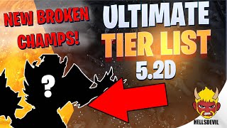 WILD RIFT  ULTIMATE TIER LIST PATCH 52D  MASSIVE CHANGES amp NEW BROKEN CHAMPIONS [upl. by Athal]