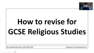 HOW TO REVISE FOR GCSE RELIGIOUS STUDIES  GRADE 9 REVISION TIPS [upl. by Tsui]