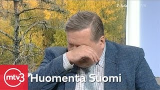 Laurille Suuri juontaja palkinto  Huomenta Suomi  MTV3 [upl. by Dahsraf]