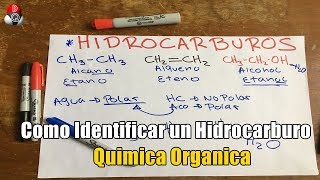 Como Identificar un Hidrocarburo  Quimica Organica [upl. by Annoel933]