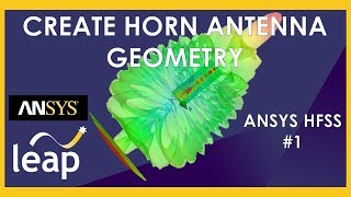 Create Horn Antenna GeometryANSYS HFSS 1 [upl. by Iona366]