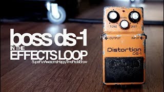 Boss DS1 in the Effects Loop of a Marshall [upl. by Emmer]