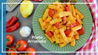 Italian Pasta Arrabiata 🇮🇹 🍝 پاستا ریسیپی [upl. by Maiga]