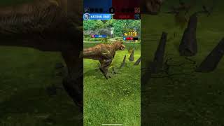 My Red Rex Tyrannosaur Buck and Doe and Rexy vs summer sports blue team strike events JWA [upl. by Shaddock]