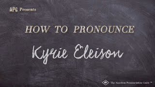 How to Pronounce Kyrie Eleison Real Life Examples [upl. by Scevo]