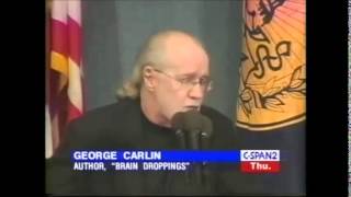 George Carlin  What makes a great political speech [upl. by Ardnaxela834]