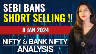 Nifty Prediction For Tomorrow  8 JAN  Bank Nifty Analysis  Stock Market Tomorrow  Payal [upl. by Bayly38]