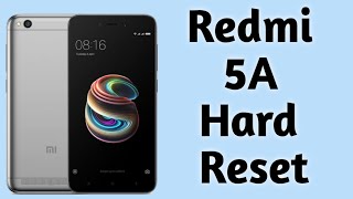 Redmi 5A Hard Reset With Password unlocked by Happy for you [upl. by Eelnayr]