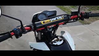 2023 Honda xr150L custom handlebars and risers and other modifications dual sport motorcycle [upl. by Yessej332]