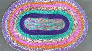 How to make Jelly Roll quotClothesline Rugquotsewing clotheslinerug roperug OlmzarasCalm [upl. by Nivlac305]