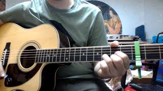 Johnny Cash amp Joe Strummer  Redemption Song Guitar Cover [upl. by Hanus]