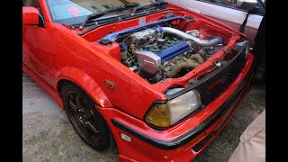 Toyota Starlet 4efte Turbo Detailed Review  Caristic Society  4efteturbo starlet te37 cars [upl. by Nyliret660]