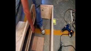 Building a campervan conversion kitchen  2nd Battery for fridge  travelwheels Part 1 [upl. by Vinni]