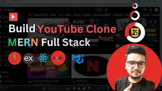 Build YouTube Clone using MERN  React JS Project  Node JS  Express JS  MongoDB [upl. by Akemak]