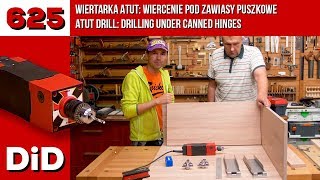 625 Wiertarka ATUT wiercenie pod zawiasy puszkowe [upl. by Torrie]