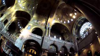 Inside St Marks Basilica  Venice Italy [upl. by Deehahs95]