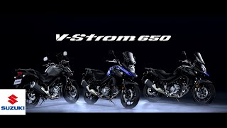 Color Lineup  2024 VStrom 650  Suzuki [upl. by Lajes871]