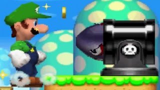 New Super Luigi Bros DS  Complete Walkthrough All Worlds [upl. by Russell]