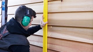 Installing beautiful Cedar Weatherboards [upl. by Chaddie954]