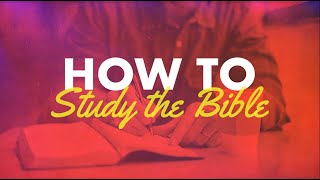 How to Study the Bible  Week 1 [upl. by Nonah]