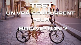 Test du Decathlon Btwin Fold Light 1s le vélo pliant qui veut détrôner Brompton [upl. by Ihcur]