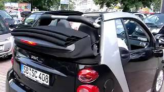 Hambach 2007  smart fortwo 451 cabrio electric roof [upl. by Zweig533]