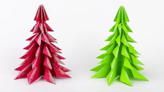 Albero di Natale con la carta  Lavoretti di Natale fai da te  DIY Christmas Craft [upl. by Rubma]