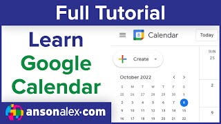 How to Use Google Calendar  Tutorial [upl. by Bencion]