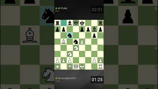 Sicilian Defense  MK Chess chess shorts games [upl. by Nirre286]