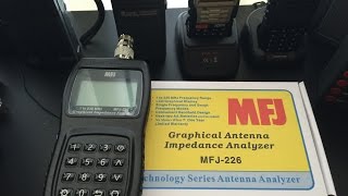 MFJ226 Graphical Antenna Impedance Analyzer  Testing Antennas and First Impressions [upl. by Rosinski233]