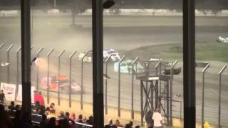 Modified Madness 50 lap feature Davenport Speedway 52215 [upl. by Ikim623]