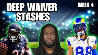 16 MUSTADD Waiver Wire Stashes BEFORE Week 4 HURRY [upl. by Ellimaj]