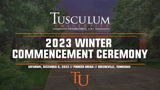 2023 Winter Commencement Ceremony 1000 AM [upl. by Yhcir]