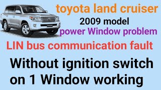 LIN bus communication fault how to diagnosis this communication toyota land cruiser 2009 [upl. by Arevle]