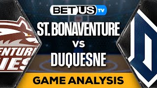 St Bonaventure vs Duquesne 031624 Game Preview  College Basketball Picks and Predictions [upl. by Phina]