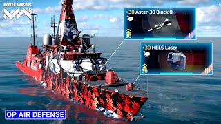 HELS Laser And Aster30 Block O Air Defense Test  HMS Glasgow  Modern Warships [upl. by Lauber469]