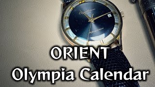 素晴らしい文字盤！Orientも沼！ Orient Olympia Calendar が来ました！ [upl. by Ahswat]