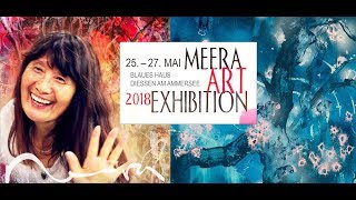 Meera Art Exhibition at Ammersee 2018 Germany [upl. by Haidadej530]