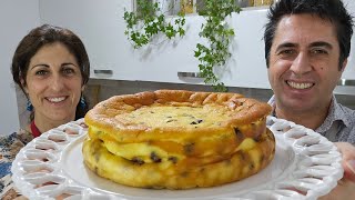 Torta di ricotta con gocce di cioccolato senza farina e lievito  Ricetta [upl. by Oramlub]