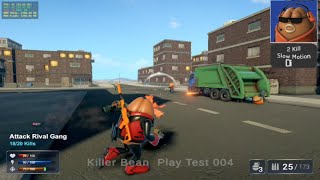 Killer Bean game play test mission 2 [upl. by Yatnoj]