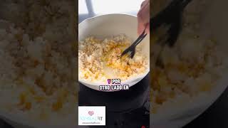 Arroz 3 delicias  comida saludable recetasaludable [upl. by Moncear]