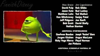 Monsters Inc Monsterit Oy  Bloopers Poistetut Kohtaukset FINNISH [upl. by Ainadi]