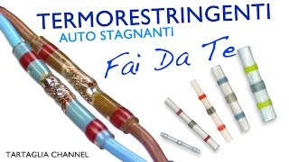 SPECIALI GUAINE termorestringenti autostagnanti FAI DA TE  Tartaglia channel [upl. by Kat295]