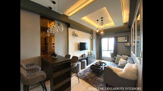 CONDO TOUR  30sqm Extreme Makeover in Manila  Modern Classic 1BR Rental Unit  Interior Design PH [upl. by Hairacaz92]