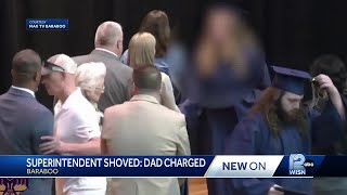 Man charged for pushing superintendent offstage at Wisconsin high school graduation [upl. by Cherlyn]