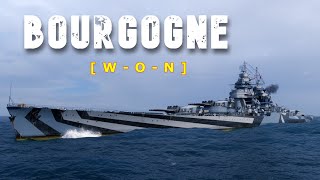 World of WarShips Bourgogne  5 Kills 313K Damage [upl. by Anayaran]