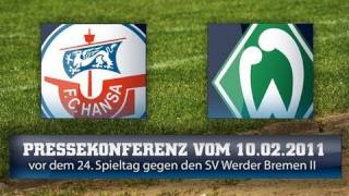 Pressekonferenz vor dem 24 Spieltag [upl. by Joycelin]